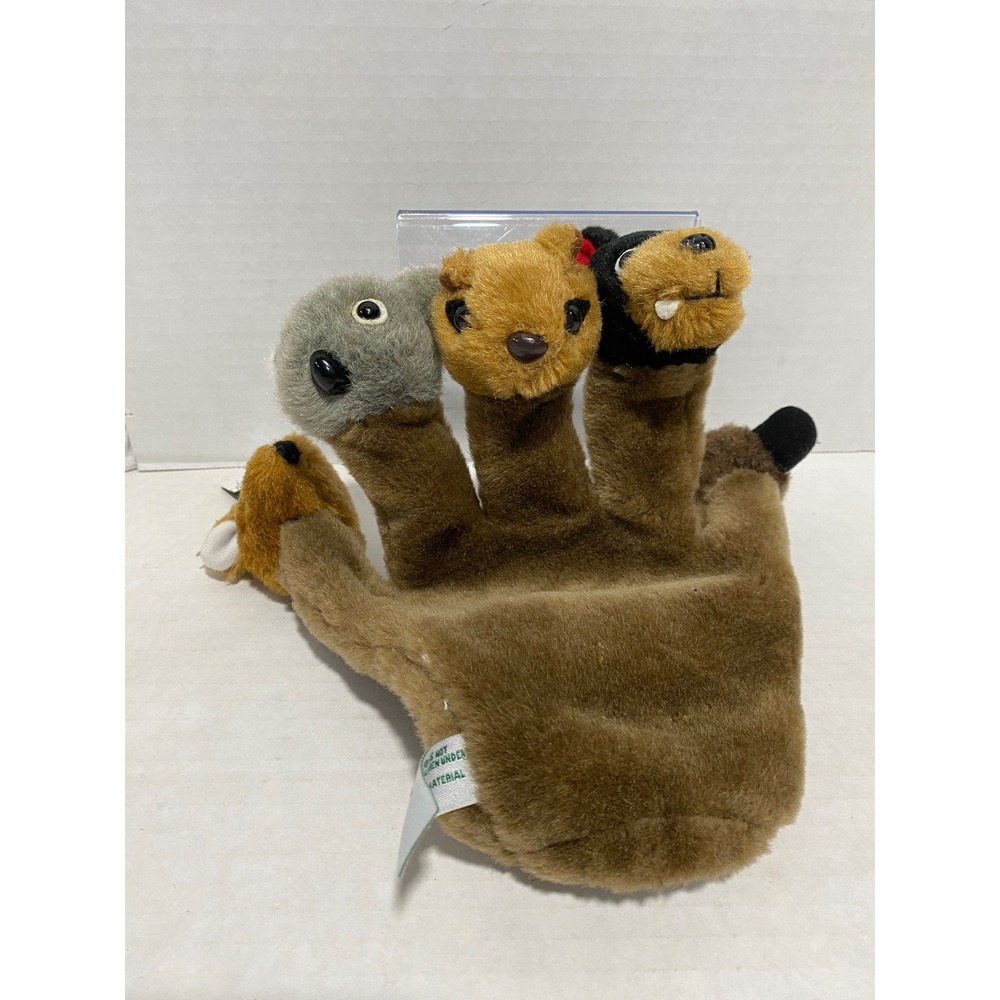 Wilmot Harvey Puppet Glove Kids Australian Animal Plush Brown